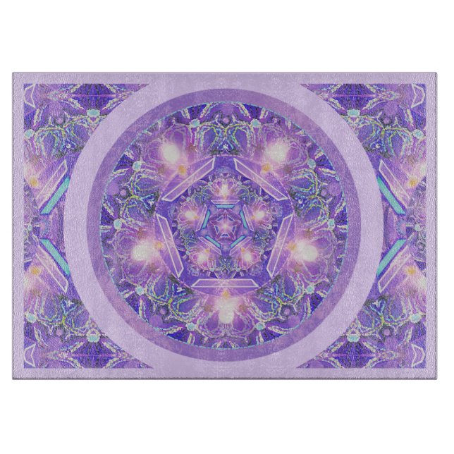 Lila W1-Schneidbrett Schneidebrett (Vorderseite)