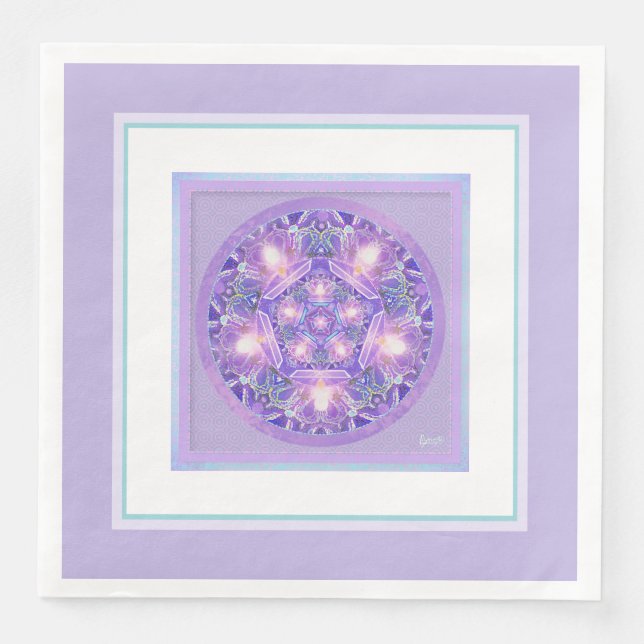 Lila W1 Serviette (Vorderseite)