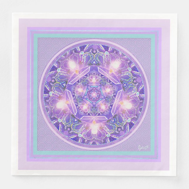 Lila W1 Serviette (Vorderseite)