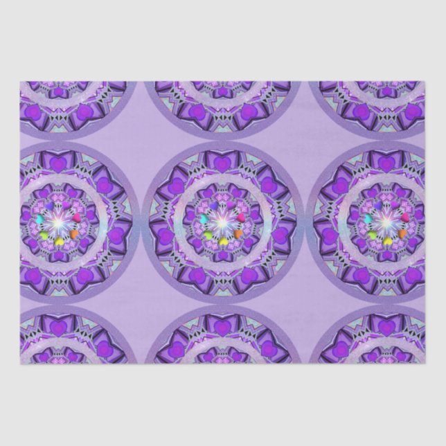 Lila W2 Seidenpapier (Vorderseite)