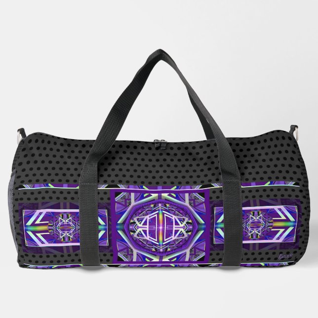 lila w3 duffle bag (Rückseite)