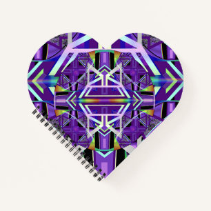 Lila W3-Notebook Notizbuch