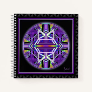 Lila W3-Notebook Notizbuch