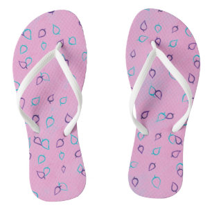 Lila, Wähle eine Farbe Umrandungen von Blättern Ro Flip Flops