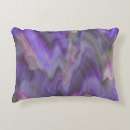 Lila Wärmewellen Dekokissen