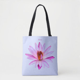 Lila Wasser-Lilien-Singrün-Schulter-Taschen-Tasche
