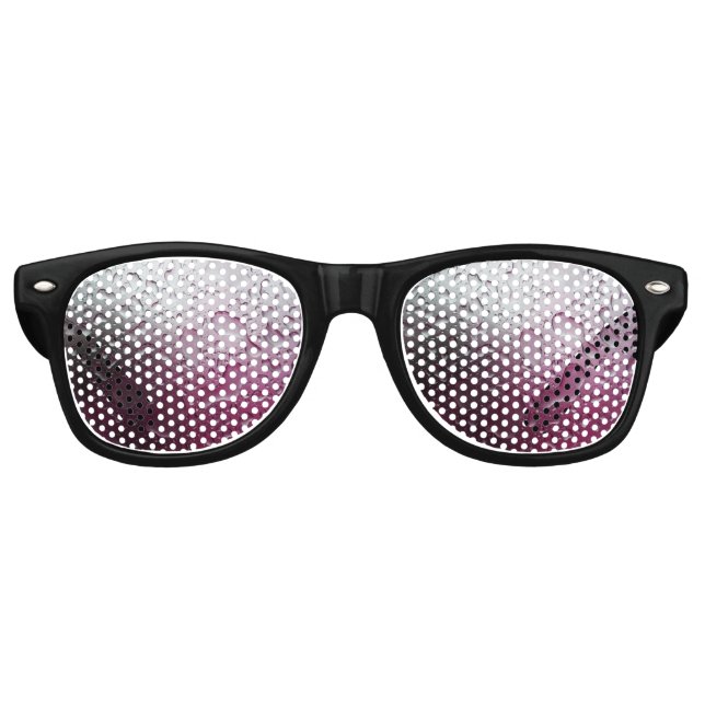 lila Wasser Partybrille (Vorderseite)