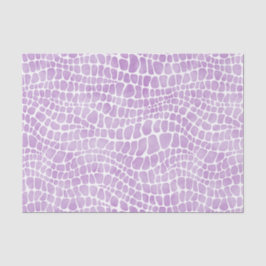Lila Wasserfarbe Krokodile Haut Seidenpapier