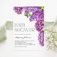 Lila Wasserfarbe Lilac Blume Kinderdusche