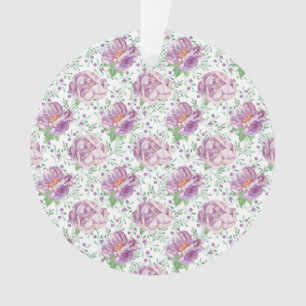 lila Wasserfarbe Ornament
