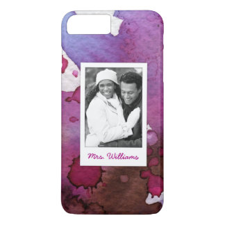 Lila Watercolor | addieren Foto Case-Mate iPhone Hülle