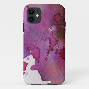 Lila Watercolor-Hintergrund Case-Mate iPhone Hülle