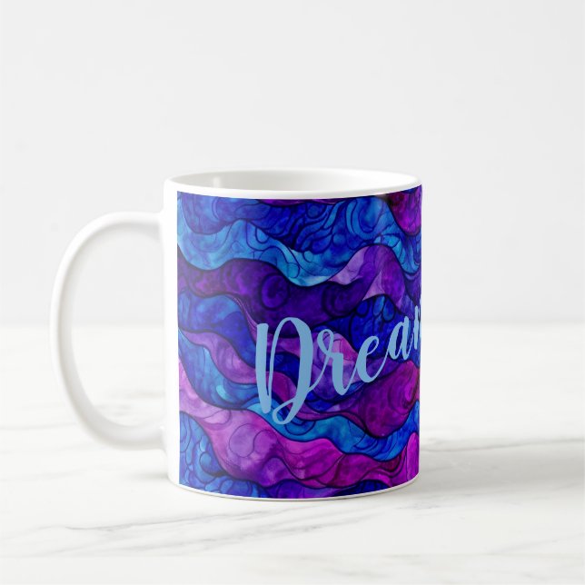 Lila Waves Dream Tasse (Links)