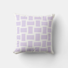 Lila Weave Design von White & Lilac Kissen