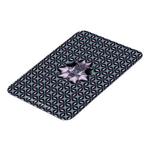 Lila Web Magnet