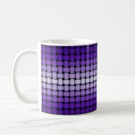 Lila Webart-Muster-Tasse Tasse