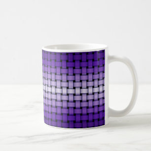Lila Webart-Muster-Tasse Tasse