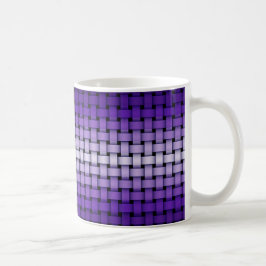 Lila Webmuster-Tasse Tasse