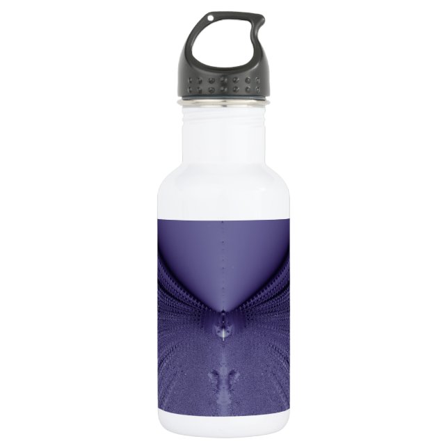 Lila Weg Trinkflasche (Vorderseite)