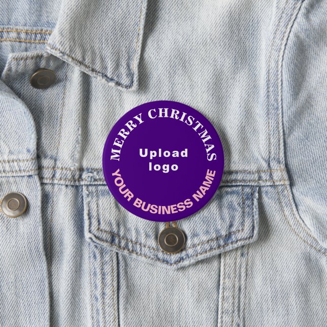 Lila Weihnachtsgeschenk-Taste Button (Beispiel)