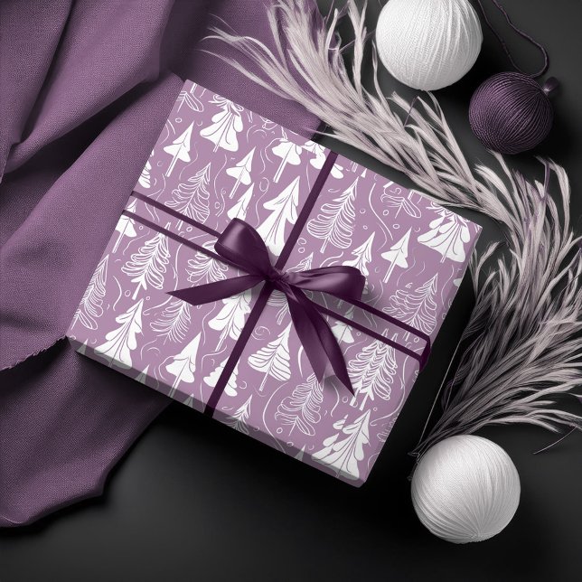 Lila Weihnachtsmuster#6 ID1009 Geschenkpapier (Von Creator hochgeladen)