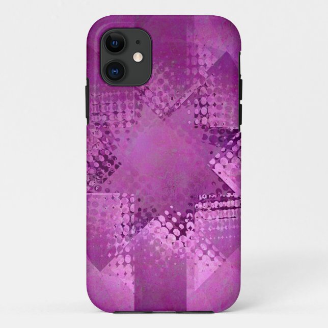 Lila Weihnachtsstern 5 Fall Case-Mate iPhone Hülle (Rückseite)