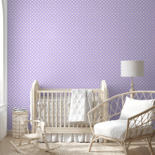 Lila-Weiß-Shabby-Chic-Lattice-Muster Tapete