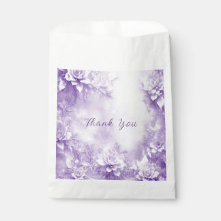 Lila weiße Blume bevorzugen Tasche Geschenktütchen