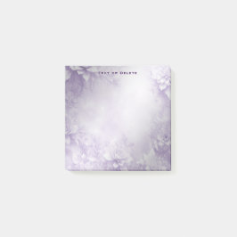 Lila weiße Blume Stellen Sie Notizen