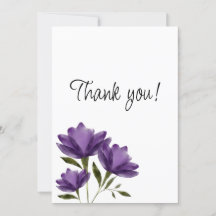 Lila weiße Blumen Moderne romantisch minimalistisc