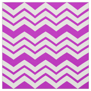 Lila-weiße Chevron-Zickzack-Musterdesign  Stoff
