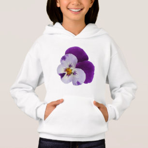 Lila, weiße Panikhaube Hoodie