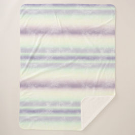 Lila weißer Einhorn-Traum Sherpadecke