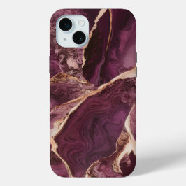 Lila-weißer Marmor Case-Mate iPhone Hülle