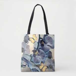 Lila, weißer Orchideenschmetterling