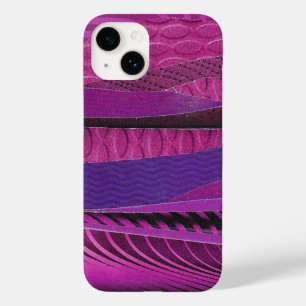 lila Wellen Case-Mate iPhone 14 Hülle