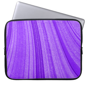 Lila wellige Glitter Laptopschutzhülle