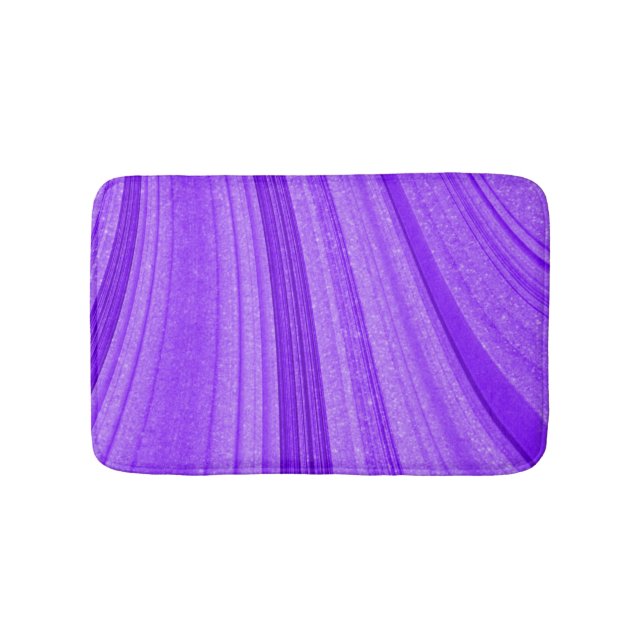 Lila welliger Glitter Badematte (Vorderseite)