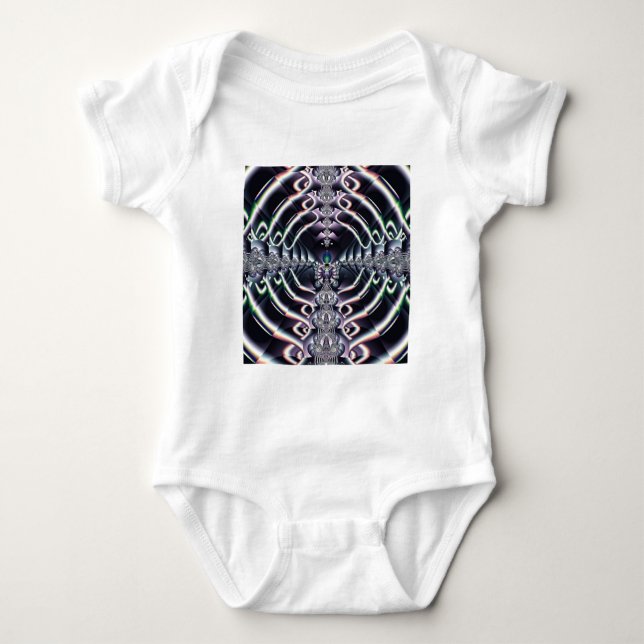 Lila Welt Baby Strampler (Vorderseite)