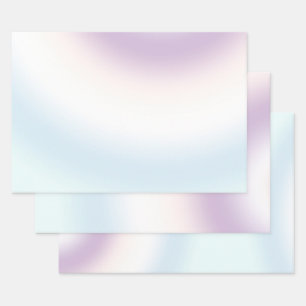 Lila White Blue Gefärbte Krawatte Geschenkpapier Set