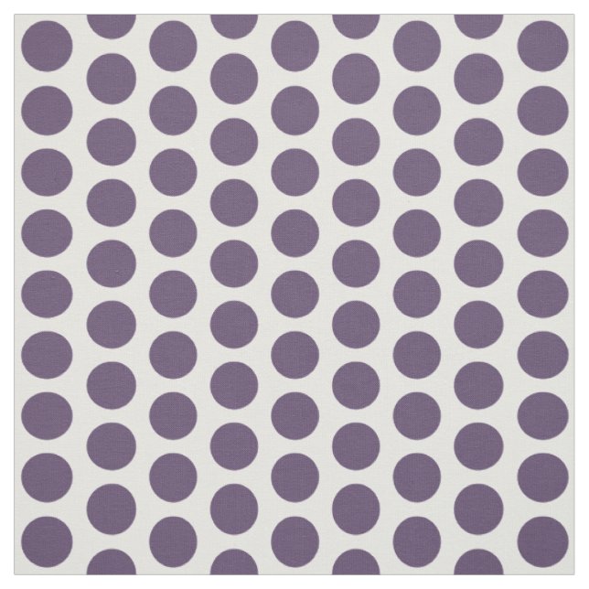 Lila White Mini Polka Dots Fabric Stoff (Muster)