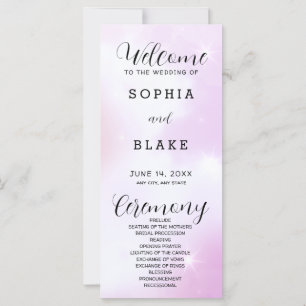 Lila-White-Modern-Hochzeitsprogramm