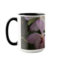 Lila White Orchid Kaffee/Tee Tasse 15oz