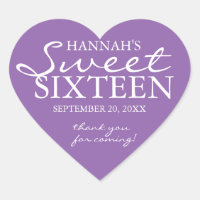 Lila & White Sweet 16 Geburtstagsparty Gutes Siege