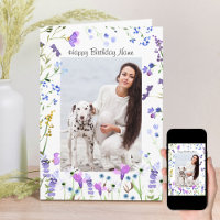 Lila Wildblume Delikates Foto