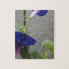 Lila Wildblumen-Puzzle Puzzle