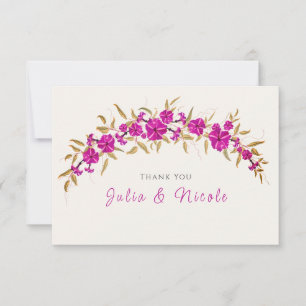 Lila Wilde Trompetenrebe Blumen Garten Hochzeit