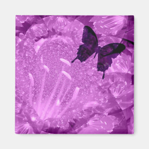 Lila Wings Magnet