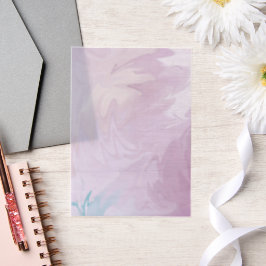 Lila Wirbel mit türkisfarbener Touch