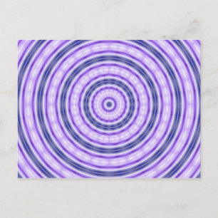 Lila wirbellose Postkarte